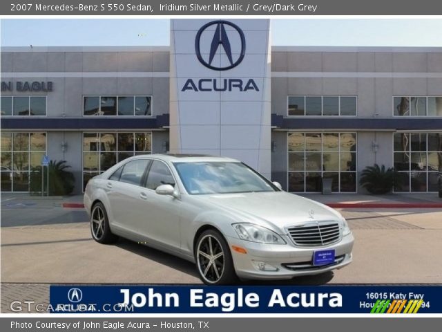 2007 Mercedes-Benz S 550 Sedan in Iridium Silver Metallic