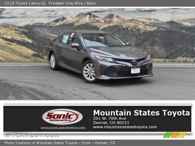 2018 Toyota Camry LE in Predawn Gray Mica
