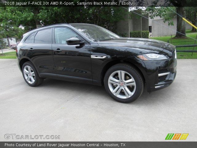 2018 Jaguar F-PACE 30t AWD R-Sport in Santorini Black Metallic