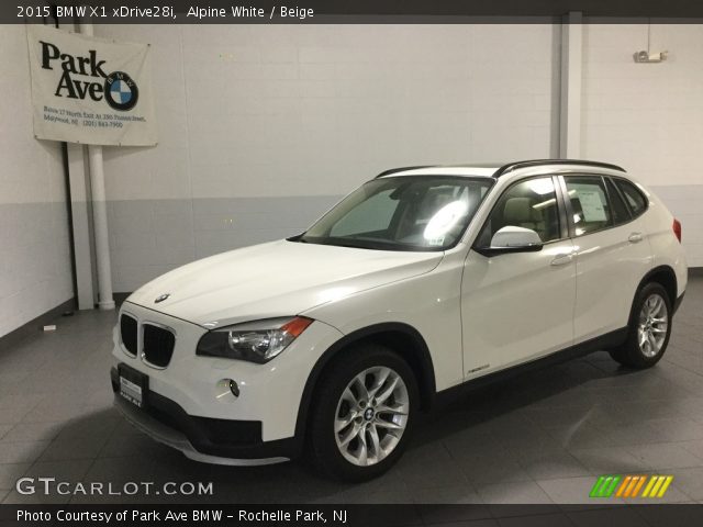 2015 BMW X1 xDrive28i in Alpine White
