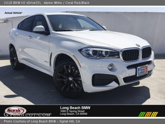 2018 BMW X6 sDrive35i in Alpine White