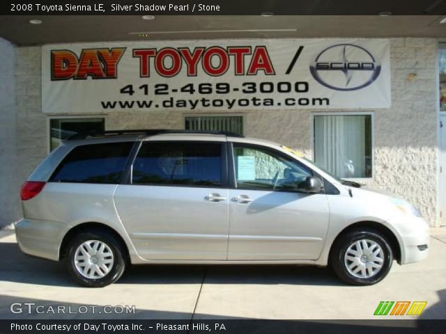 2008 Toyota Sienna LE in Silver Shadow Pearl