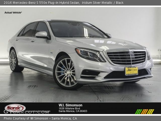 2016 Mercedes-Benz S 550e Plug-In Hybrid Sedan in Iridium Silver Metallic