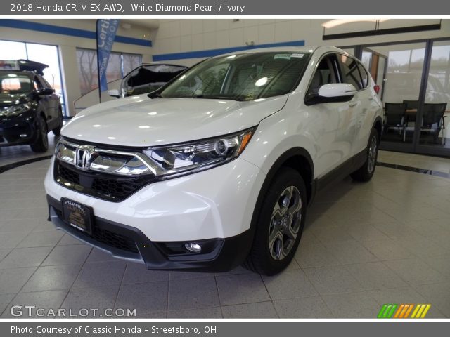 2018 Honda CR-V EX AWD in White Diamond Pearl