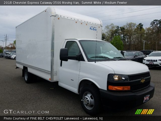 2018 Chevrolet Express Cutaway 3500 Moving Van in Summit White