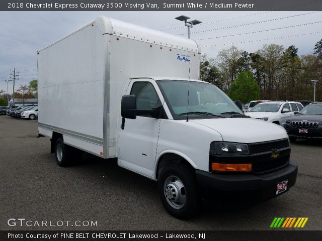 2018 Chevrolet Express Cutaway 3500 Moving Van in Summit White