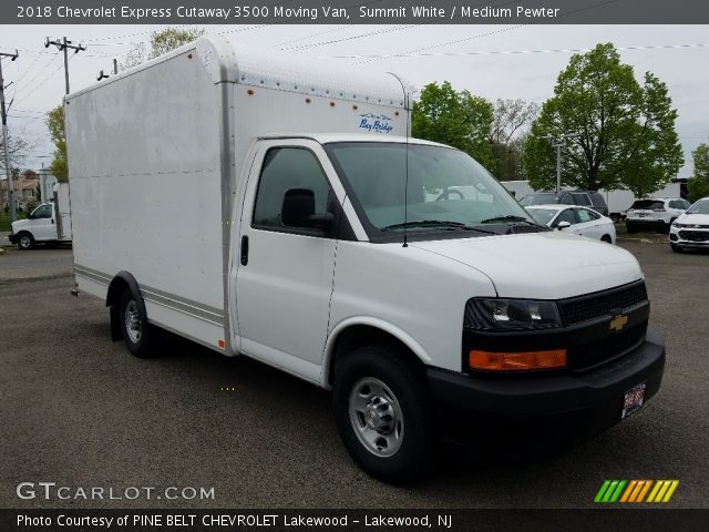 2018 Chevrolet Express Cutaway 3500 Moving Van in Summit White