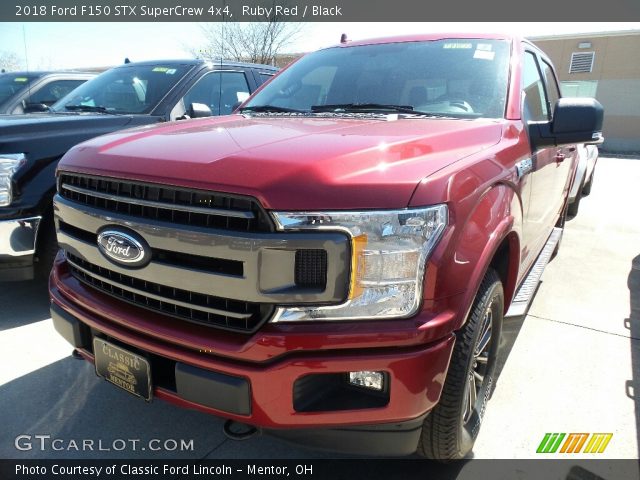 2018 Ford F150 STX SuperCrew 4x4 in Ruby Red