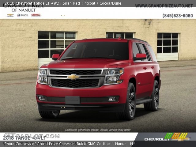 2018 Chevrolet Tahoe LT 4WD in Siren Red Tintcoat