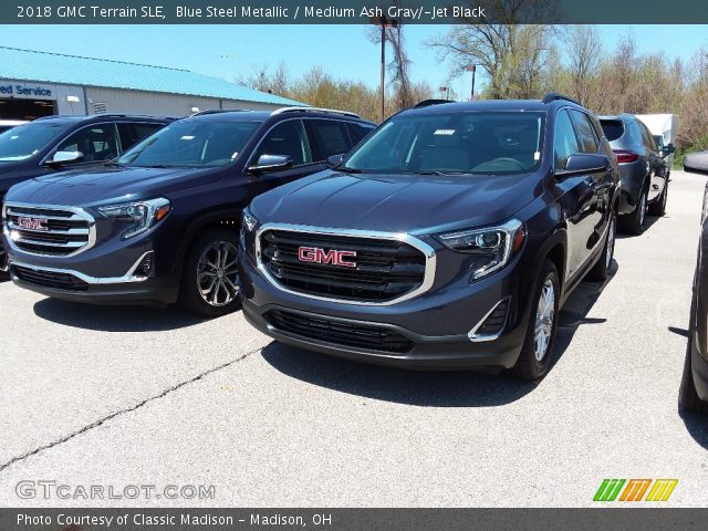 2018 GMC Terrain SLE in Blue Steel Metallic