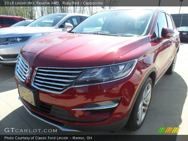 2018 Lincoln MKC Reserve AWD in Ruby Red
