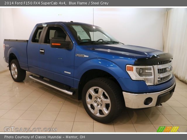 2014 Ford F150 FX4 SuperCab 4x4 in Blue Flame