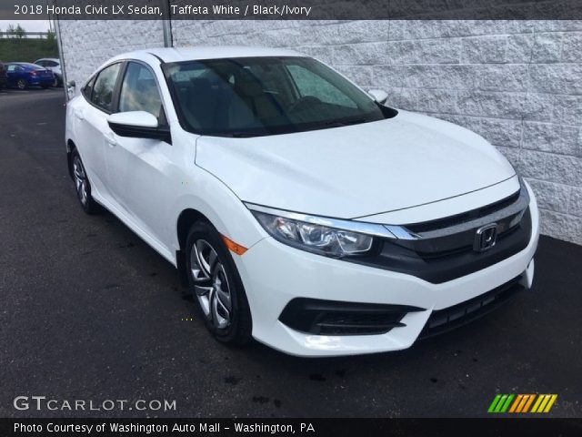 2018 Honda Civic LX Sedan in Taffeta White