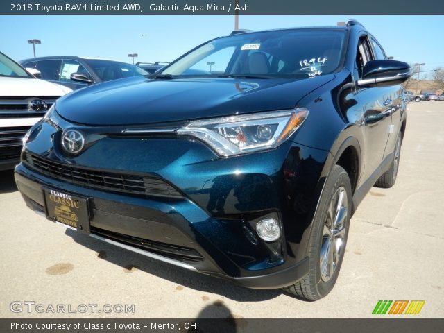 2018 Toyota RAV4 Limited AWD in Galactic Aqua Mica