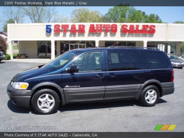 2005 Pontiac Montana  in Dark Blue Metallic