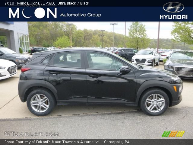 2018 Hyundai Kona SE AWD in Ultra Black