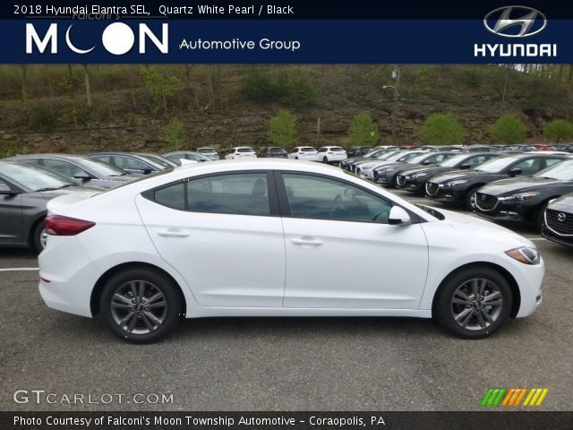 2018 Hyundai Elantra SEL in Quartz White Pearl