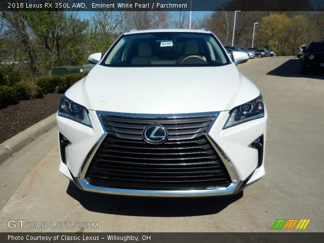 2018 Lexus RX 350L AWD in Eminent White Pearl