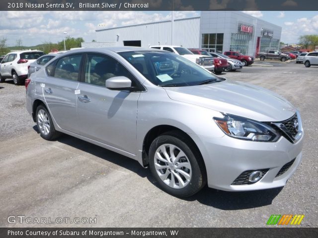 2018 Nissan Sentra SV in Brilliant Silver