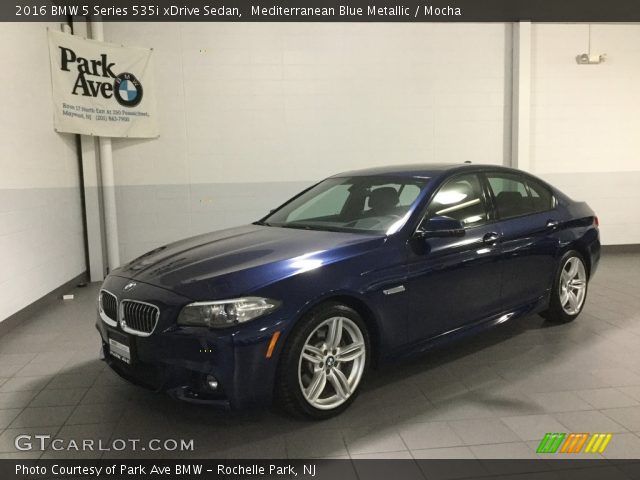2016 BMW 5 Series 535i xDrive Sedan in Mediterranean Blue Metallic