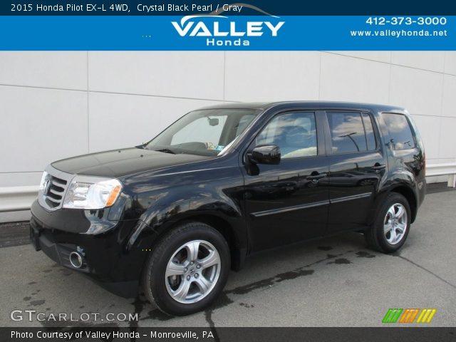 2015 Honda Pilot EX-L 4WD in Crystal Black Pearl