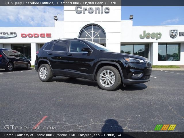 2019 Jeep Cherokee Latitude in Diamond Black Crystal Pearl
