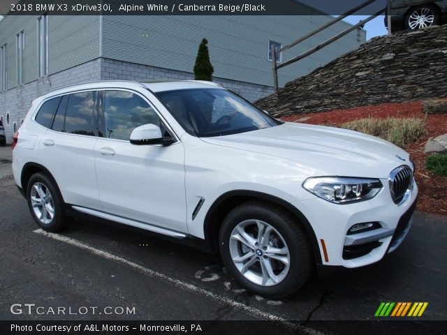 2018 BMW X3 xDrive30i in Alpine White