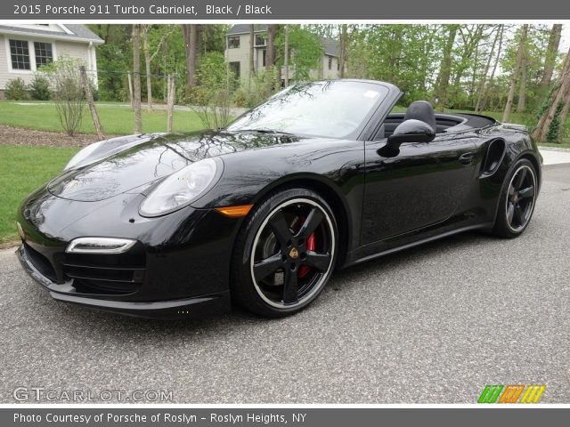 2015 Porsche 911 Turbo Cabriolet in Black