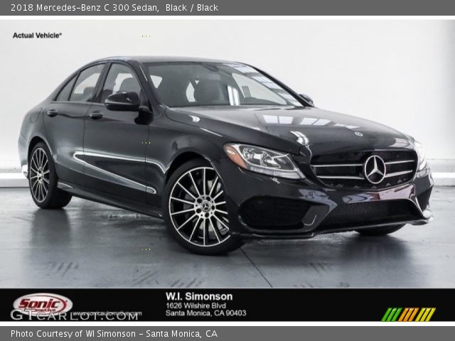 2018 Mercedes-Benz C 300 Sedan in Black
