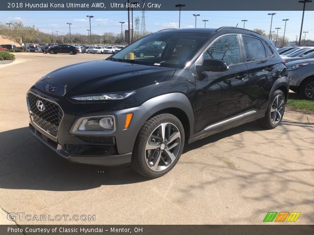 2018 Hyundai Kona Ultimate AWD in Ultra Black