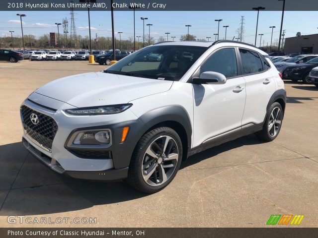 2018 Hyundai Kona Ultimate AWD in Chalk White