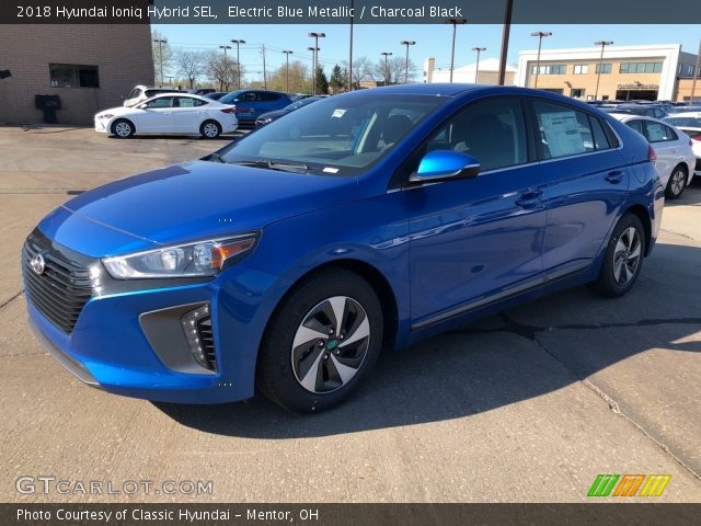 2018 Hyundai Ioniq Hybrid SEL in Electric Blue Metallic