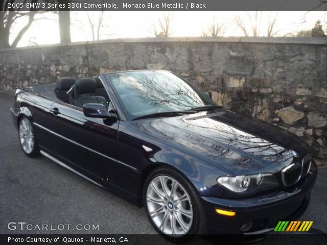 2005 BMW 3 Series 330i Convertible in Monaco Blue Metallic