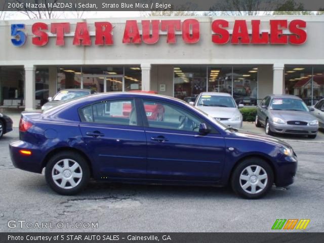 2006 Mazda MAZDA3 i Sedan in Strato Blue Mica