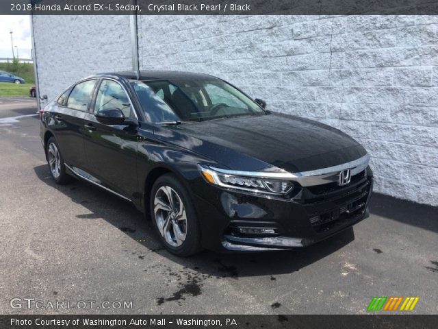 2018 Honda Accord EX-L Sedan in Crystal Black Pearl