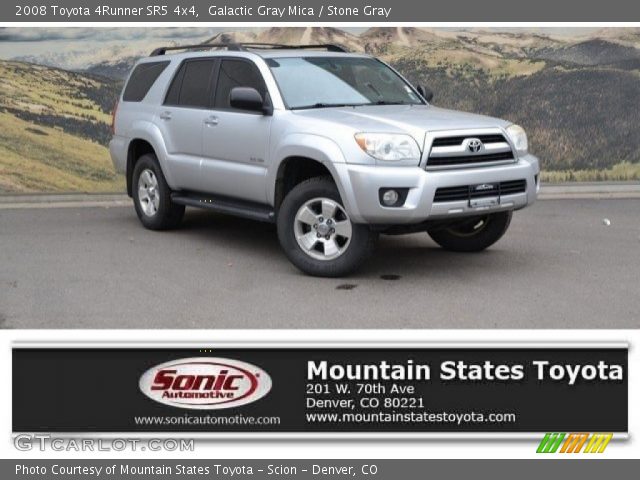 2008 Toyota 4Runner SR5 4x4 in Galactic Gray Mica