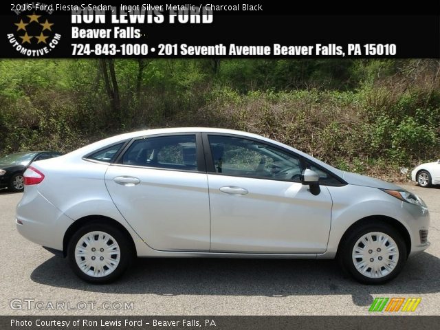 2016 Ford Fiesta S Sedan in Ingot Silver Metallic