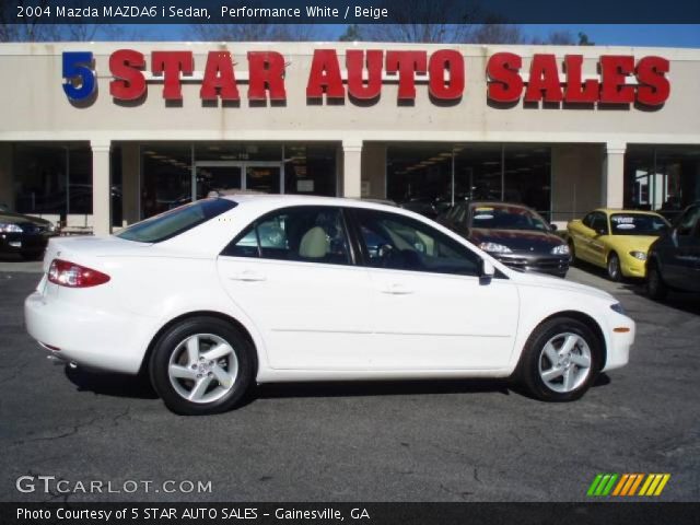 2004 Mazda MAZDA6 i Sedan in Performance White