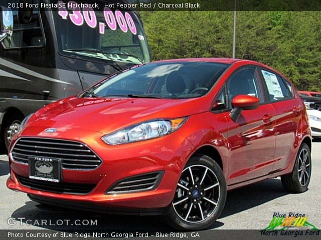 2018 Ford Fiesta SE Hatchback in Hot Pepper Red