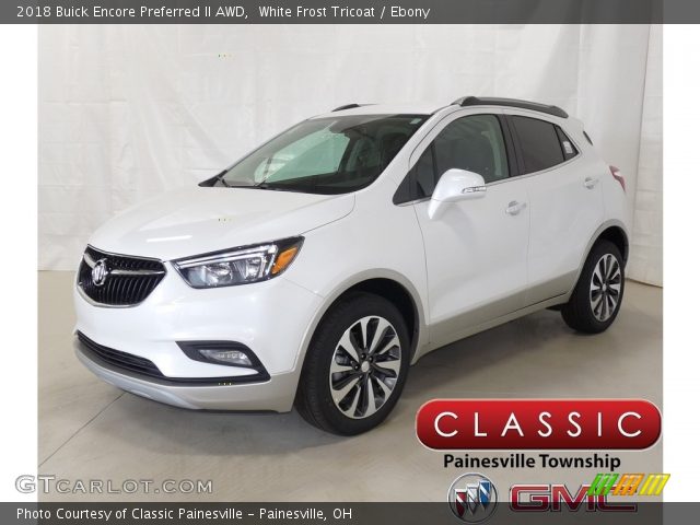 2018 Buick Encore Preferred II AWD in White Frost Tricoat