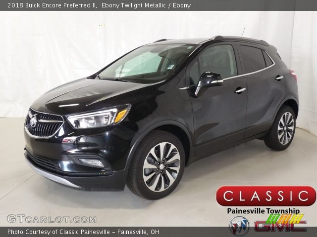 2018 Buick Encore Preferred II in Ebony Twilight Metallic