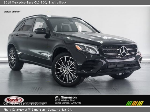 2018 Mercedes-Benz GLC 300 in Black