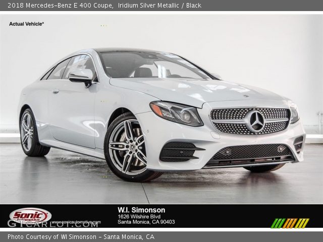 2018 Mercedes-Benz E 400 Coupe in Iridium Silver Metallic