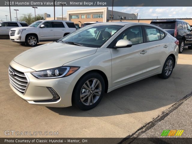 2018 Hyundai Elantra Value Edition in Mineral Beige