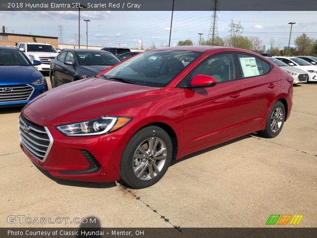 2018 Hyundai Elantra SEL in Scarlet Red