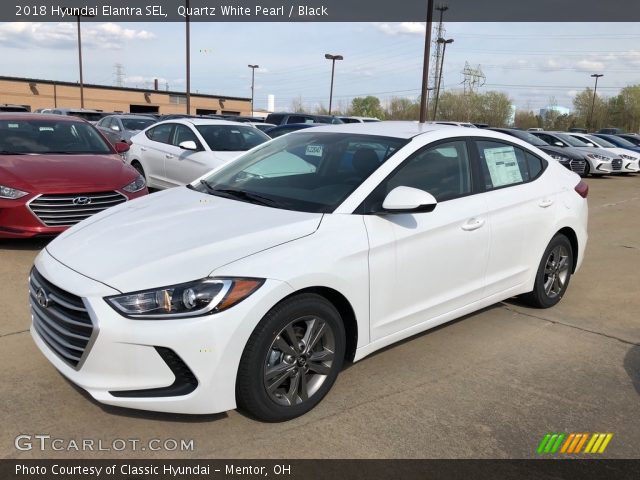 2018 Hyundai Elantra SEL in Quartz White Pearl