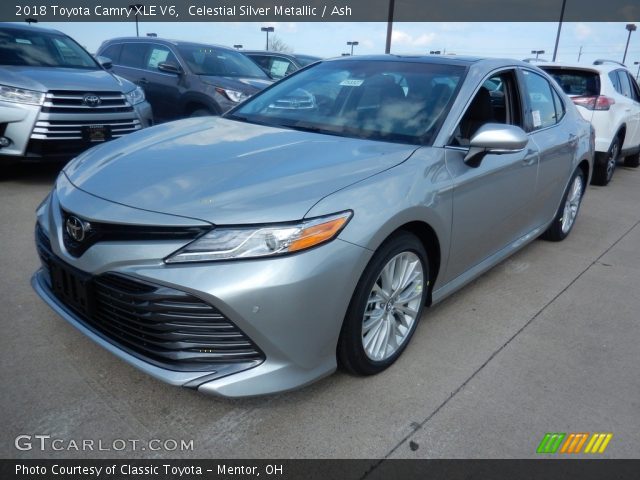 2018 Toyota Camry XLE V6 in Celestial Silver Metallic