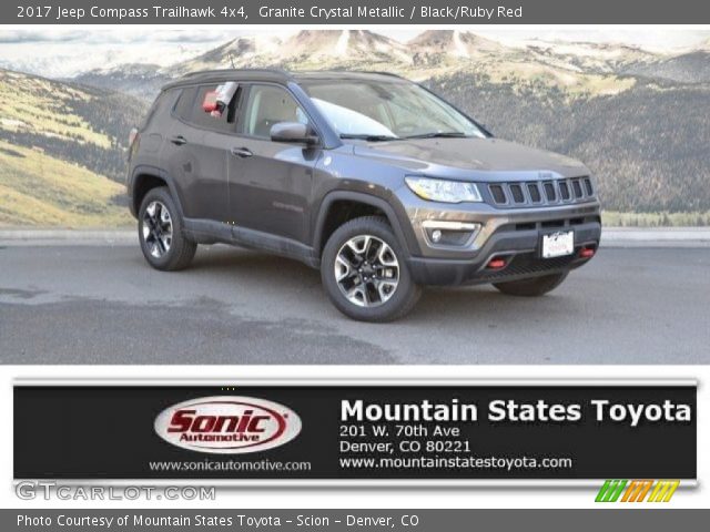 2017 Jeep Compass Trailhawk 4x4 in Granite Crystal Metallic