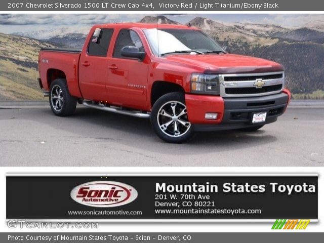 2007 Chevrolet Silverado 1500 LT Crew Cab 4x4 in Victory Red