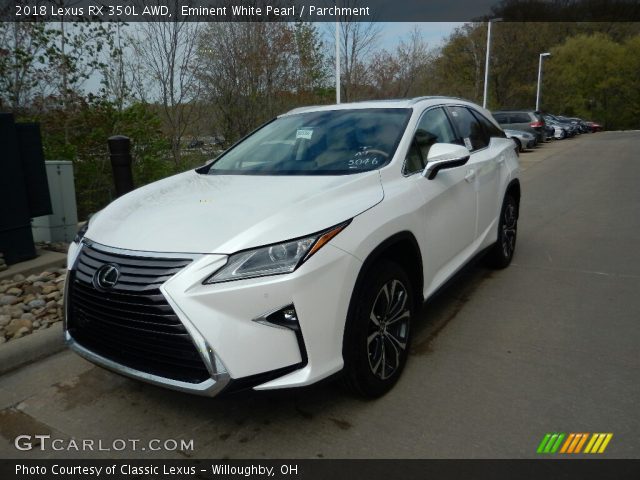 2018 Lexus RX 350L AWD in Eminent White Pearl